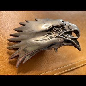 Screaming eagle belt buckle